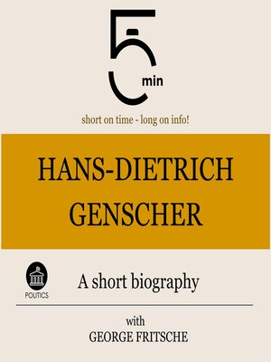cover image of Hans-Dietrich Genscher